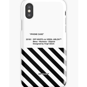 Off white quote Iphone X case